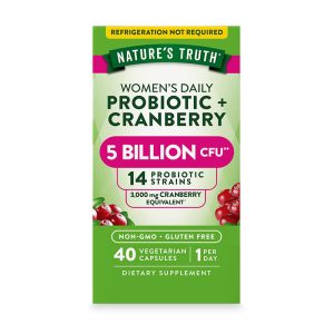 Probiotic + Cranberry – Nature’s Truth